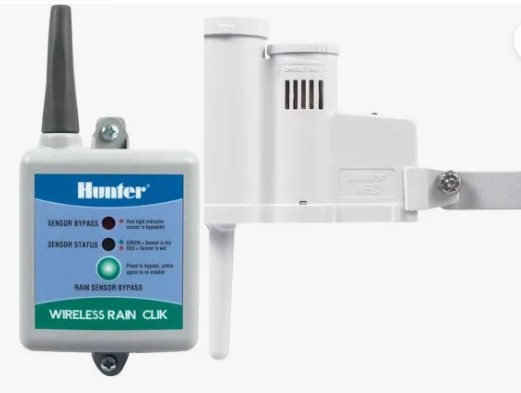 Hunter WR-Clik kabelloser Regensensor für automatische Garten- und Beregnungsanlagen